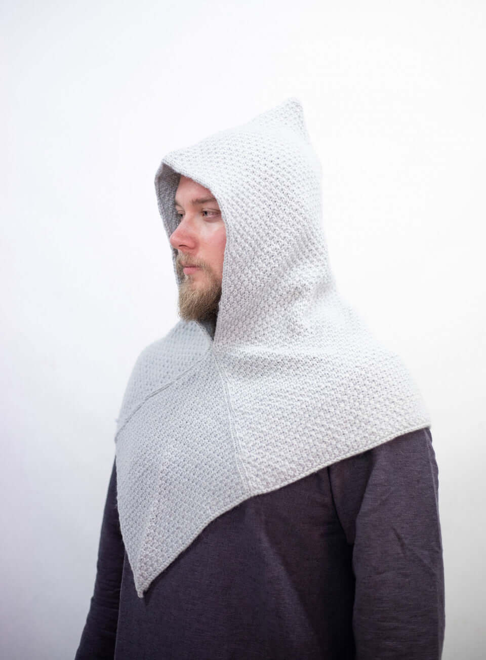 Knitted Wool Cowl Asbjorn