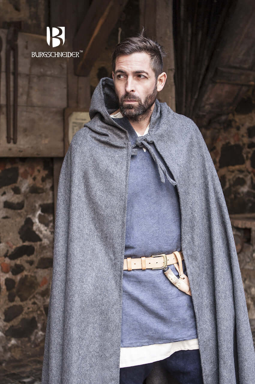 Wool Hooded Cloak Hibernus - Image 12