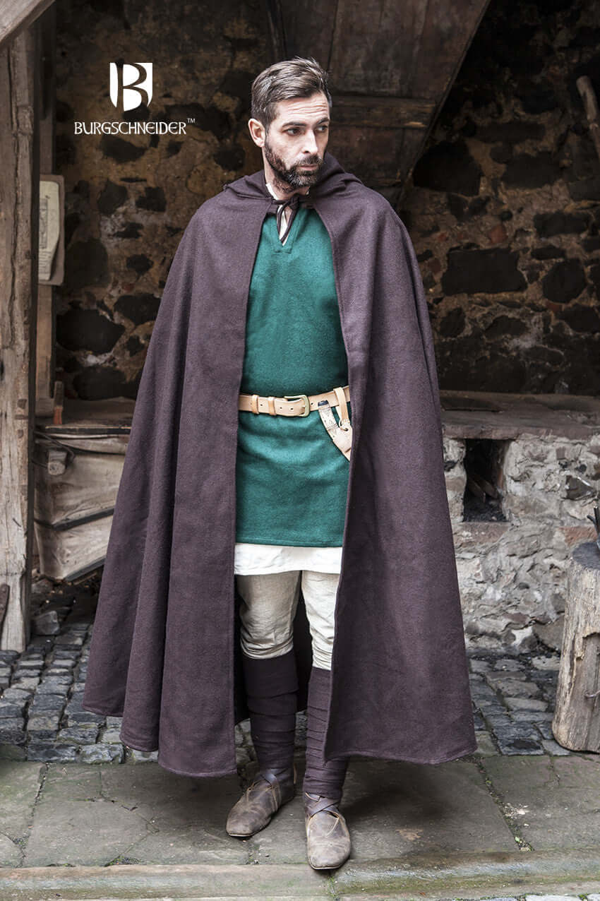Wool Hooded Cloak Hibernus - Image 20