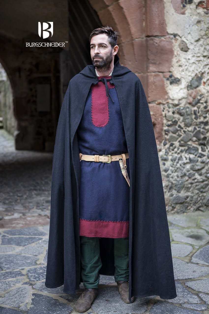 Wool Hooded Cloak Hibernus - Image 23