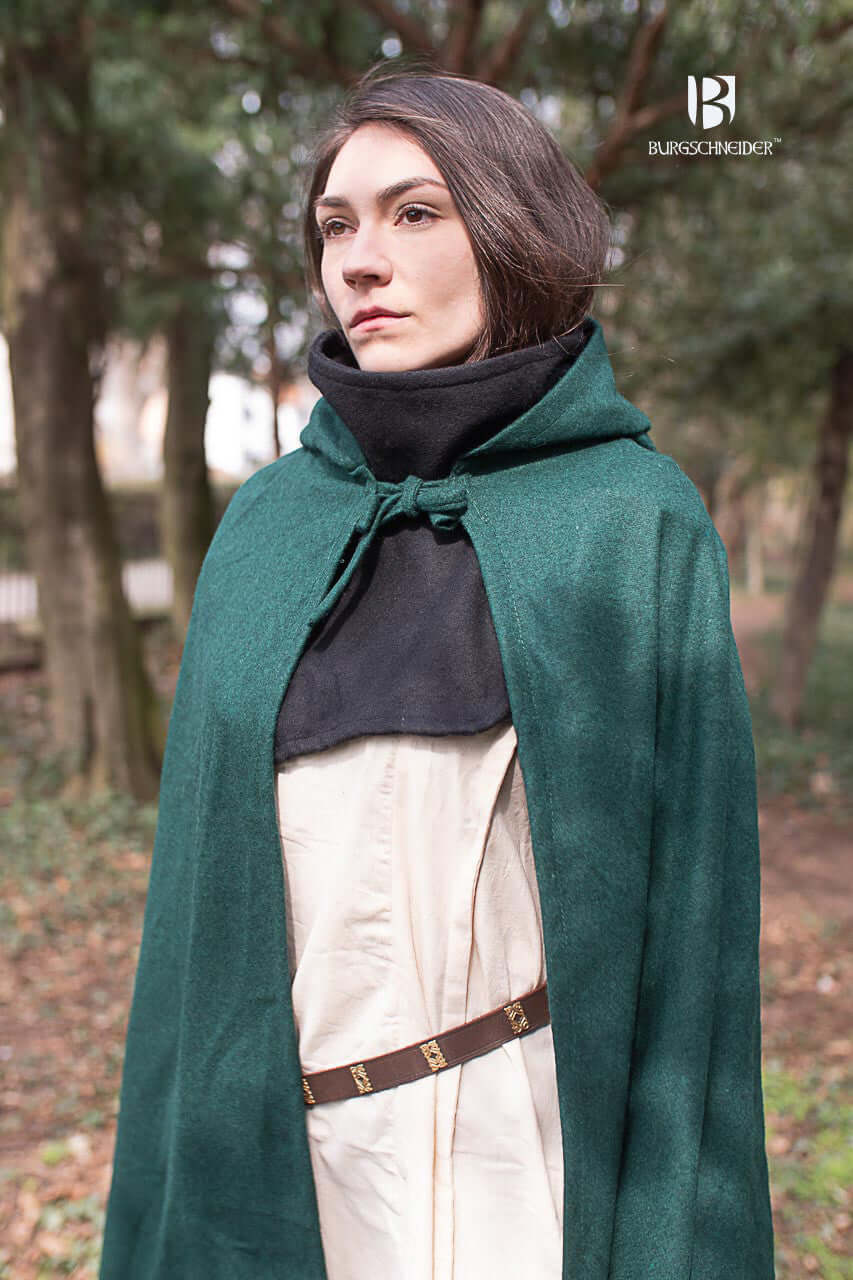 Wool Hooded Cloak Hibernus - Image 30