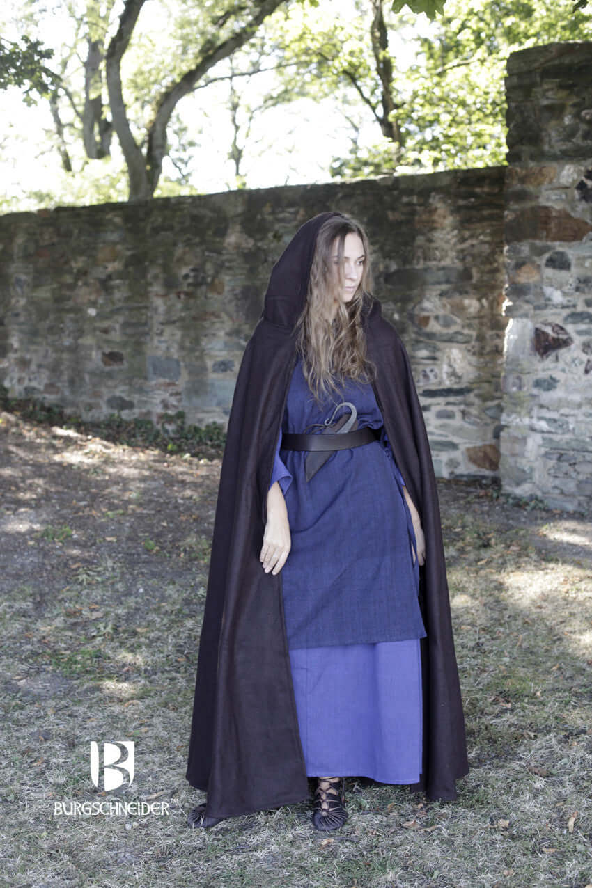 Wool Hooded Cloak Hibernus - Image 35