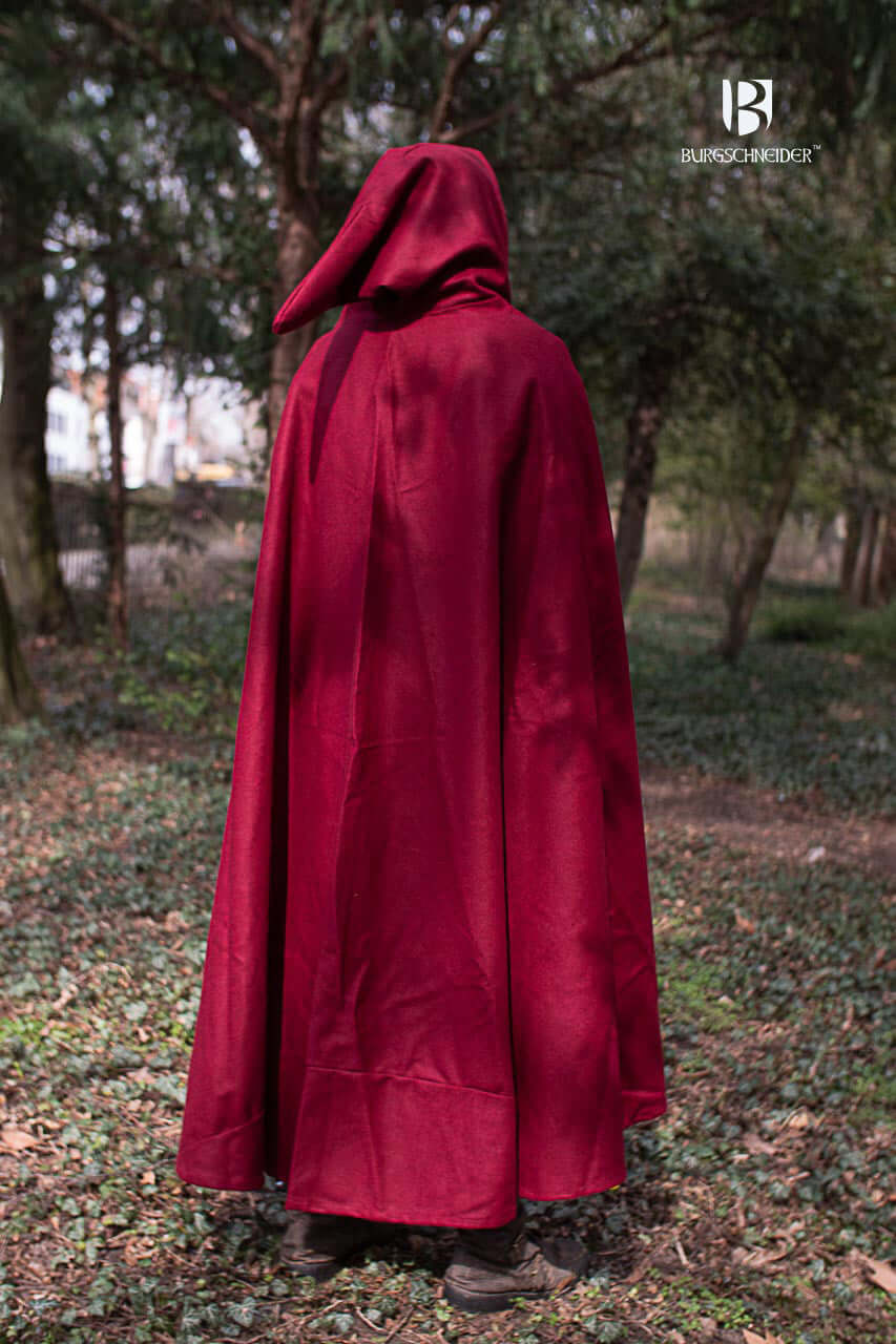 Wool Hooded Cloak Hibernus - Image 44
