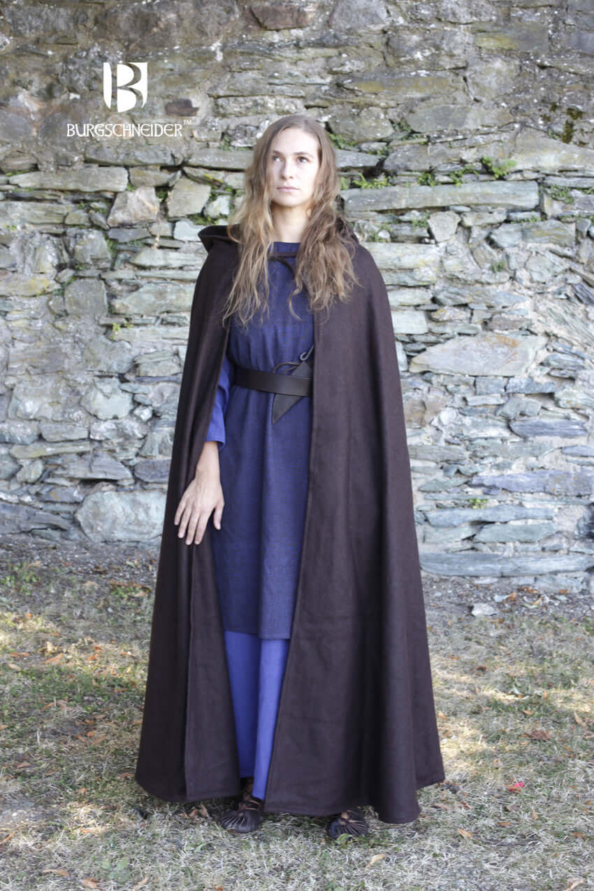 Wool Hooded Cloak Hibernus - Image 46
