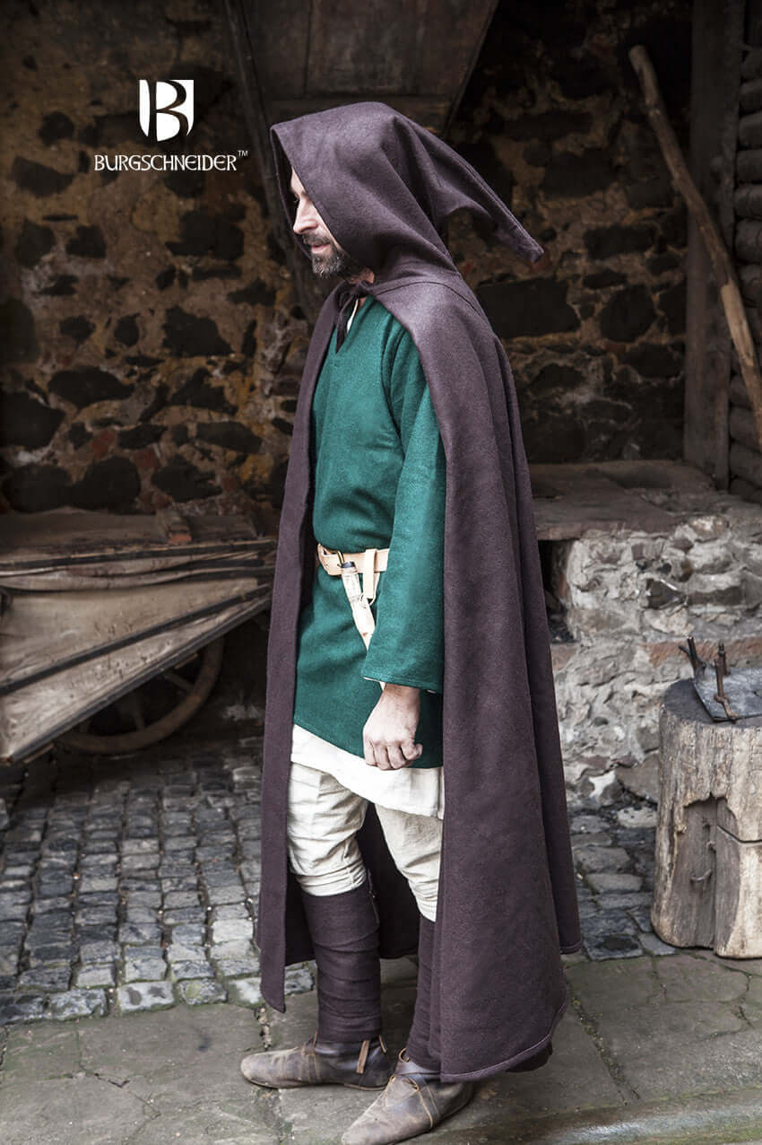 Wool Hooded Cloak Hibernus - Image 47