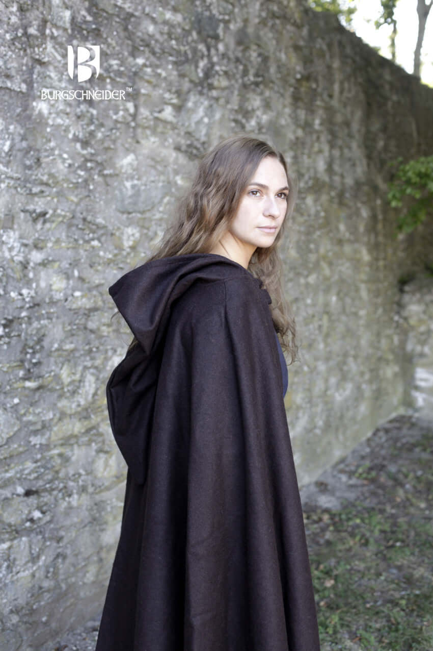 Wool Hooded Cloak Hibernus - Image 52