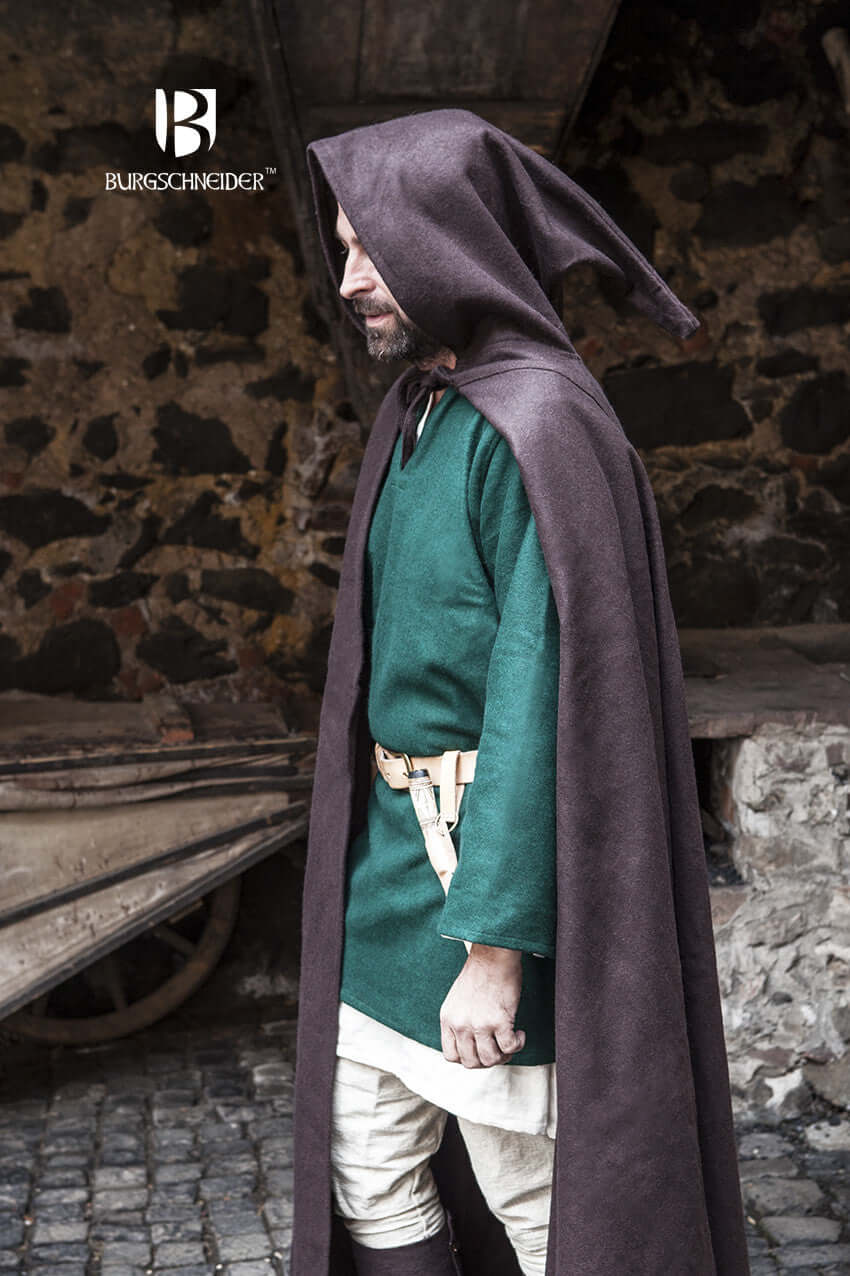 Wool Hooded Cloak Hibernus - Image 54