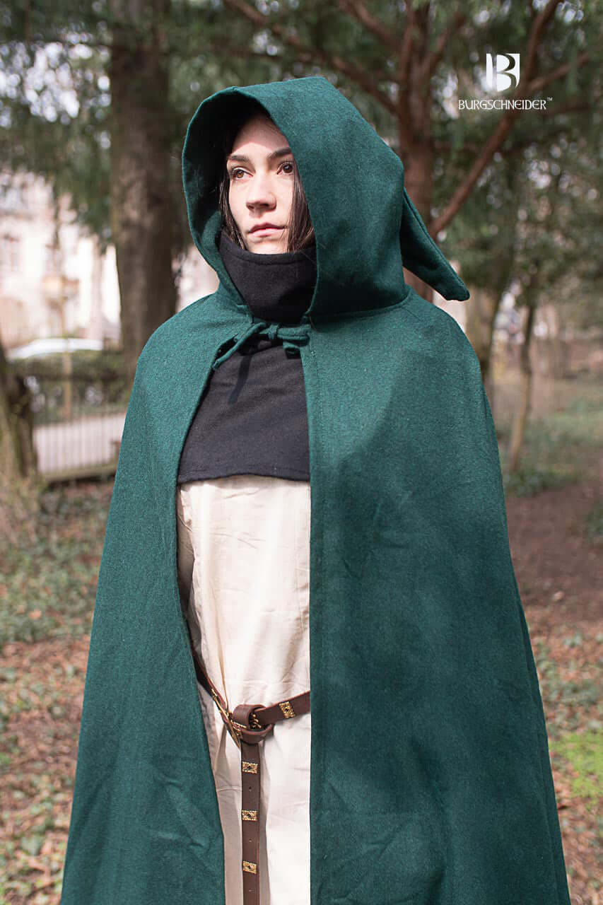 Wool Hooded Cloak Hibernus - Image 58