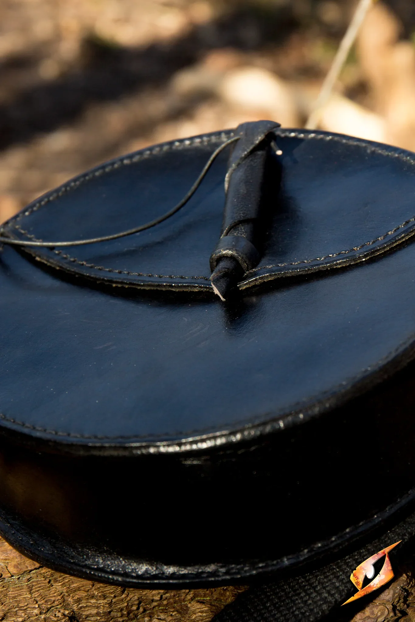 Round Leather Bag - Image 3