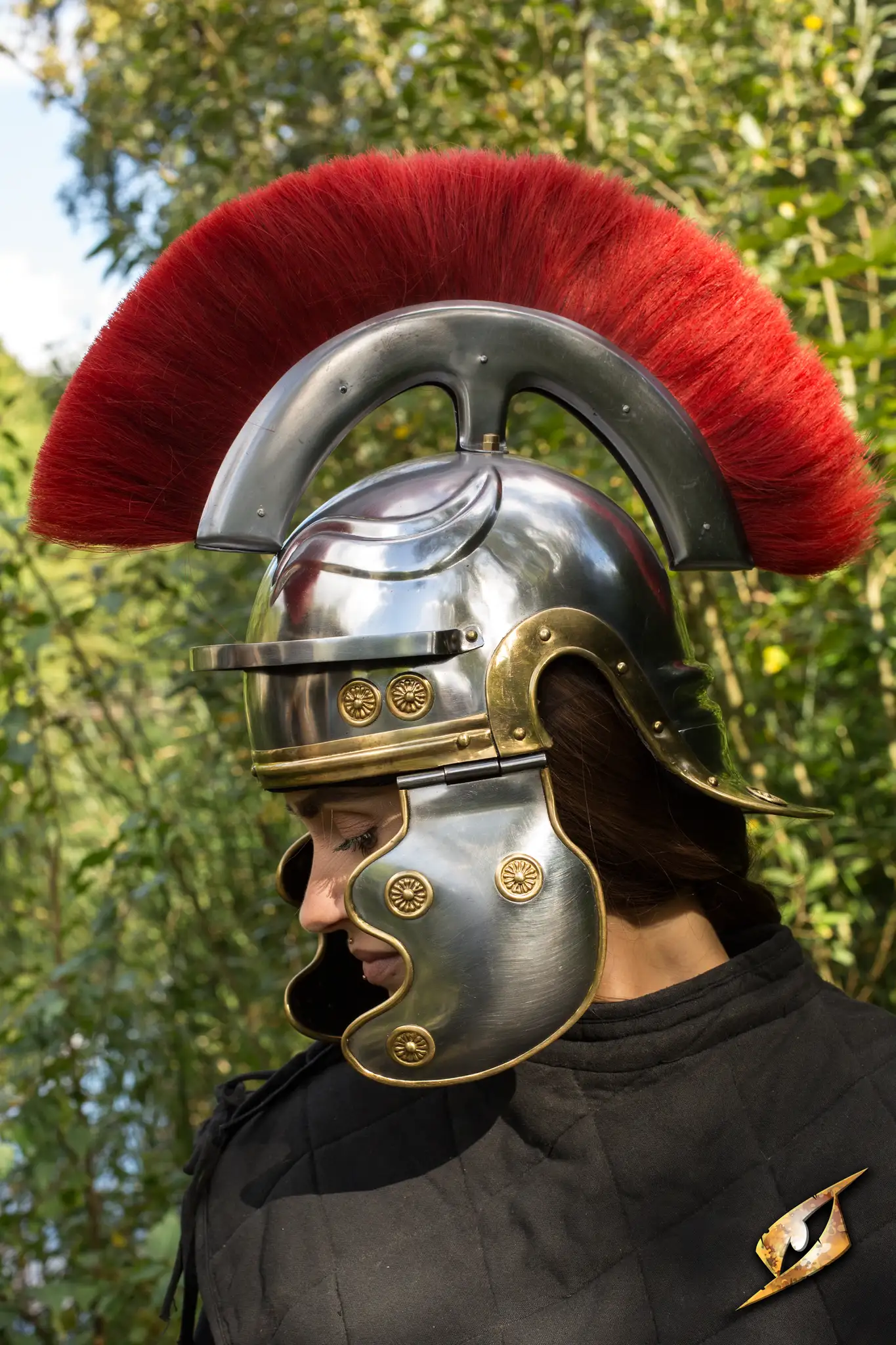 Galea Roman Helmet w. Plume - Image 5