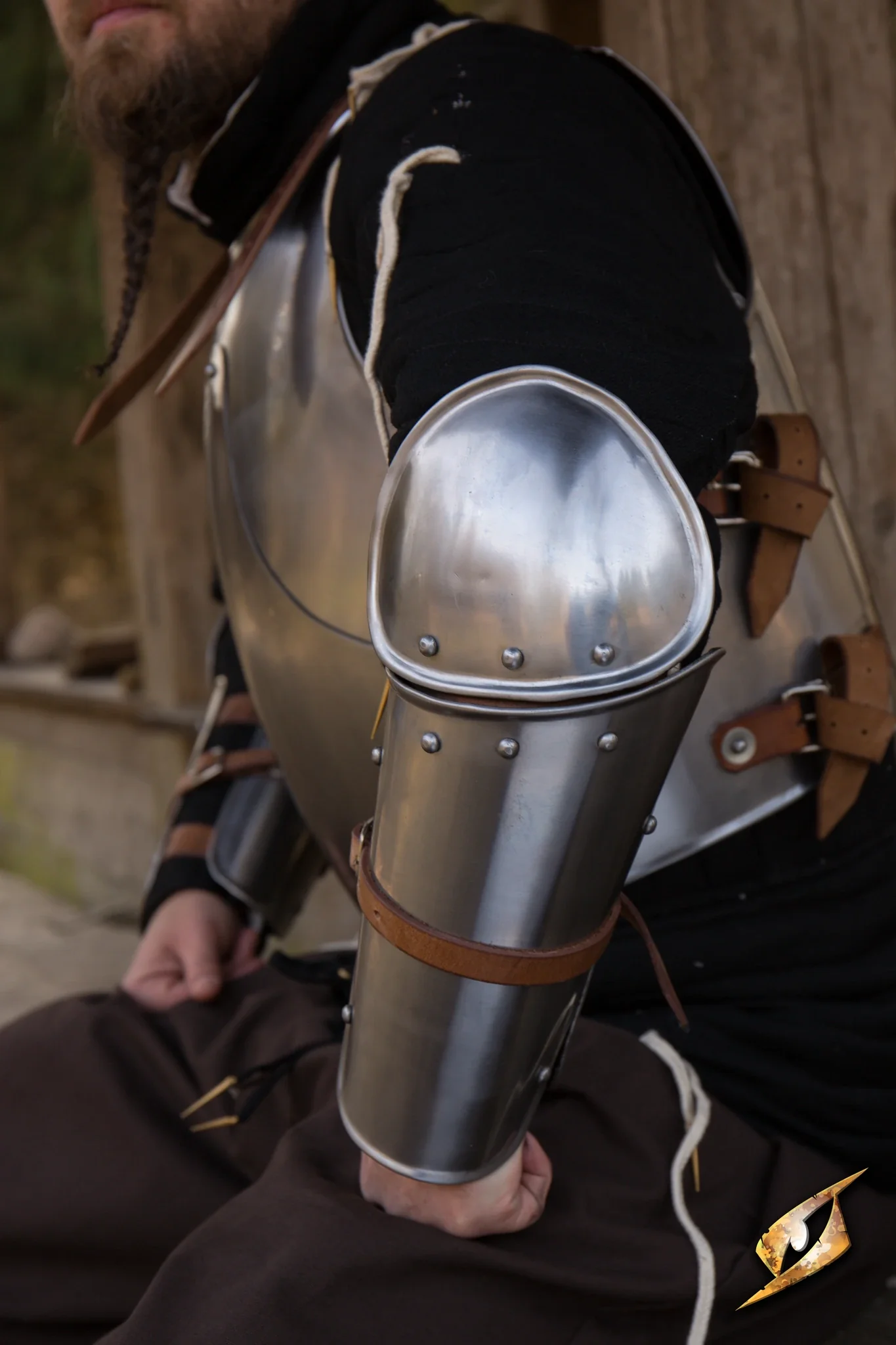 Enclosed Arm Protection - Polished Steel
