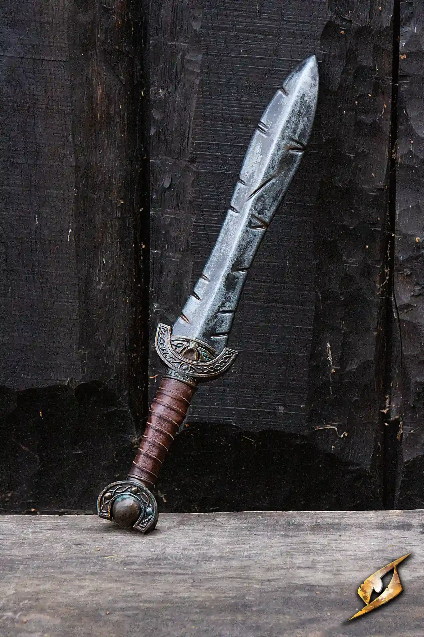 Battleworn Celtic Leaf Sword - Image 17