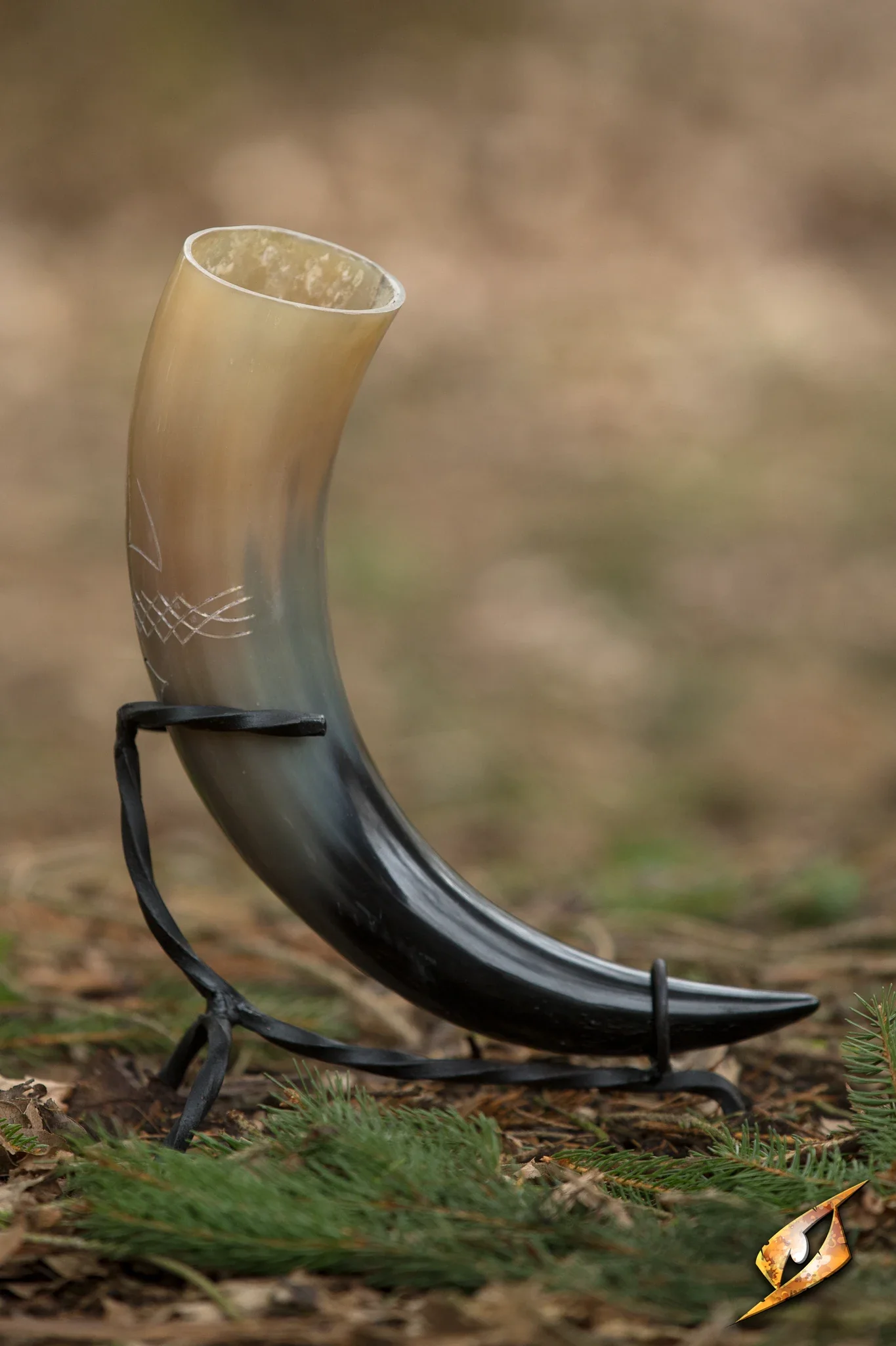 Druid drinking horn 0,5 L with Stand - Image 7