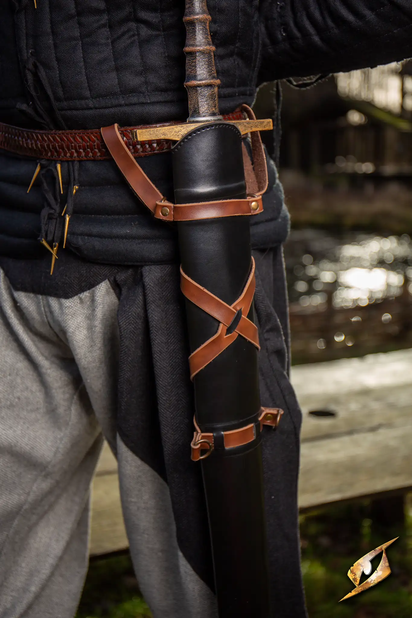 Sword Belt Scabbard - Faux Leather - Image 16