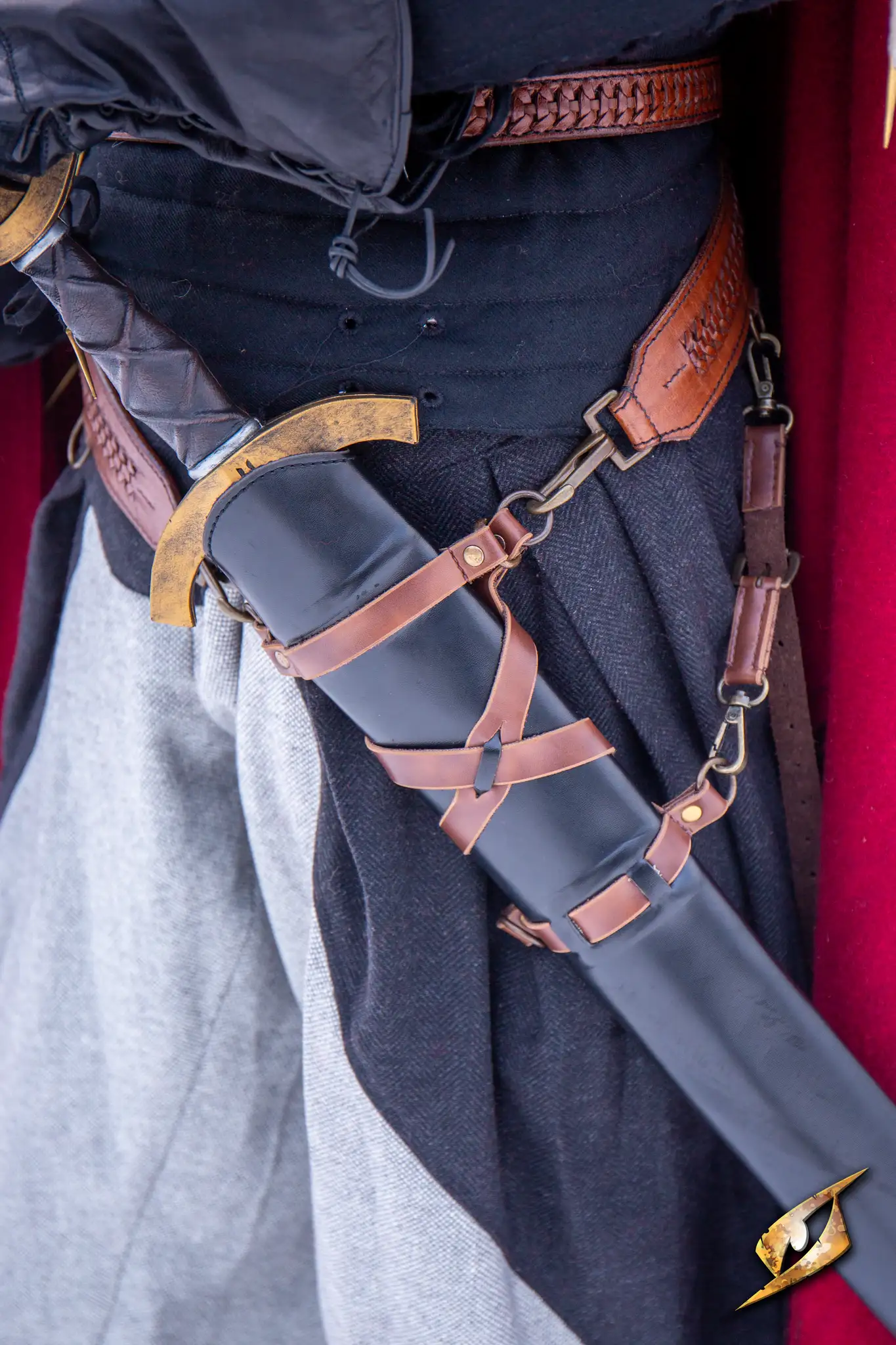 Sword Belt Scabbard - Faux Leather - Image 18