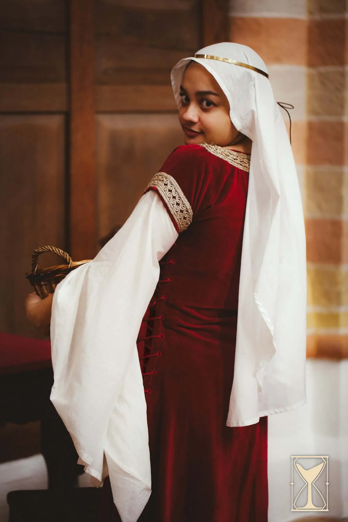 Oval veil - Natural - Image 5
