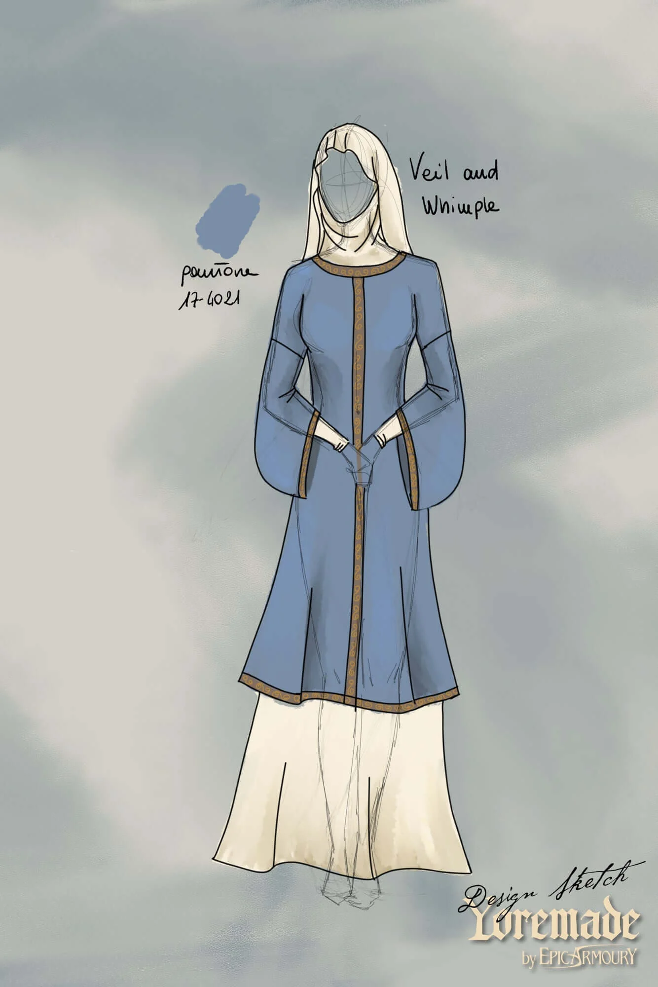 Wimple - 75x45cm - Image 8