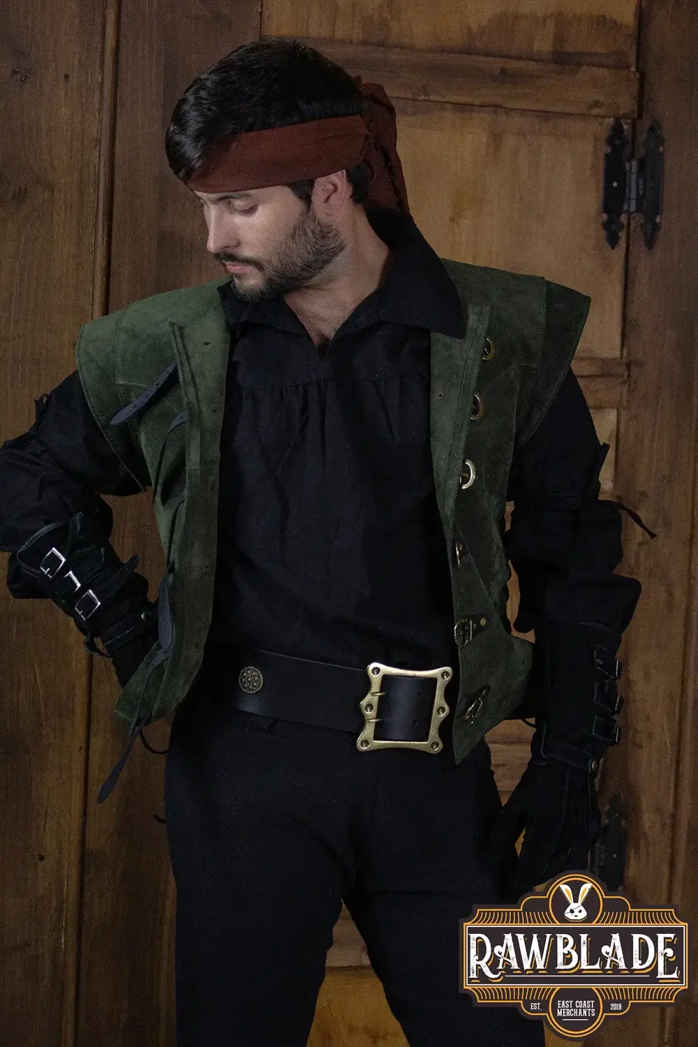Jules Short Splitleather Jerkin - Image 15