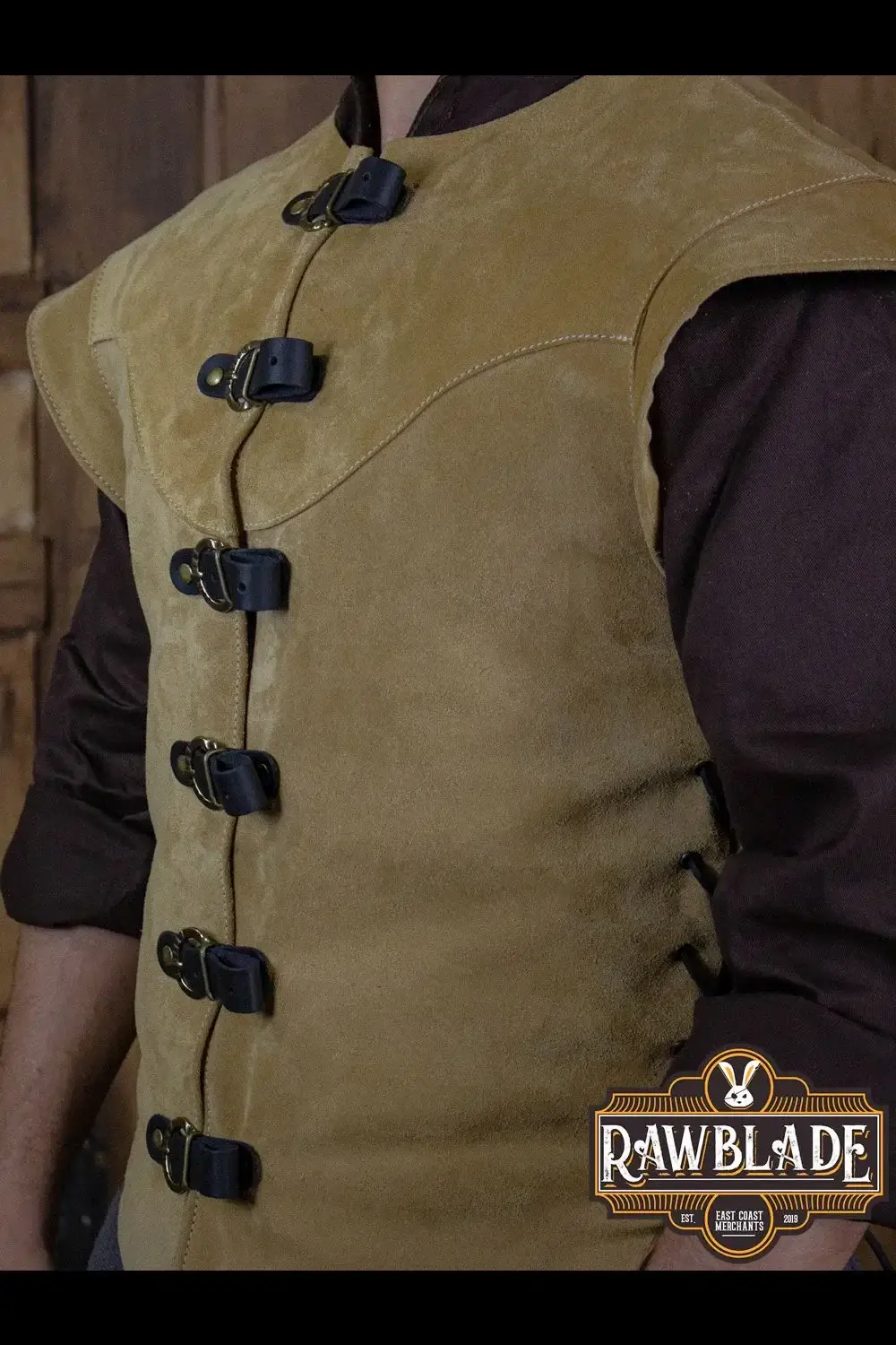 Jules Short Splitleather Jerkin - Image 24