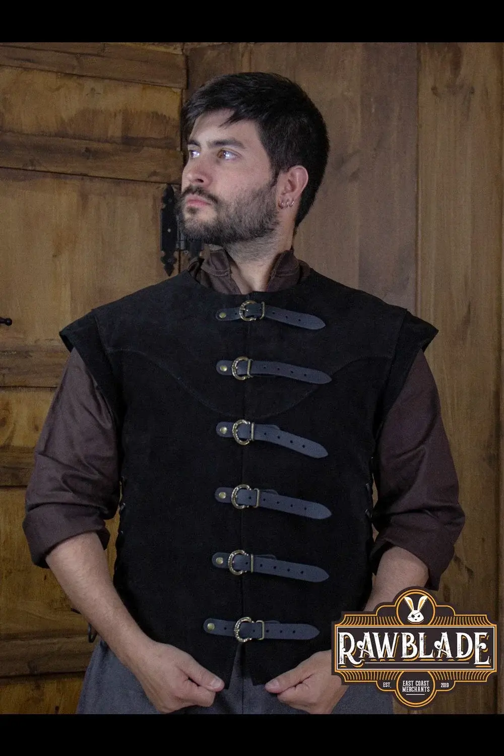 Jules Short Splitleather Jerkin - Image 39