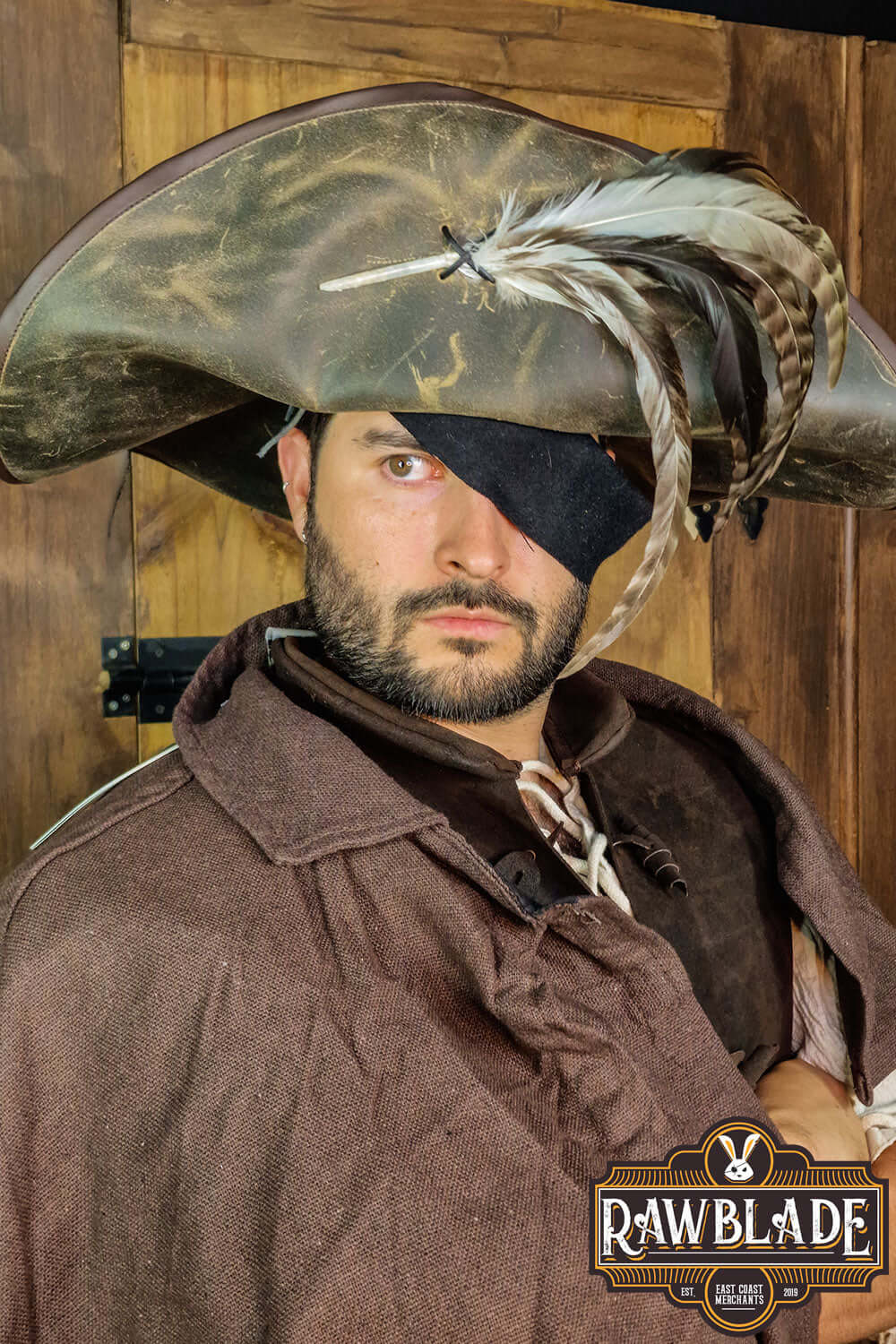 Captain Teague Hat with Feathers - Image 14
